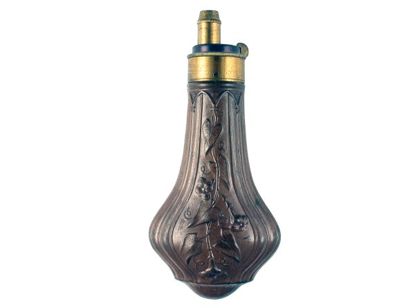 A Superb Pistol Flask