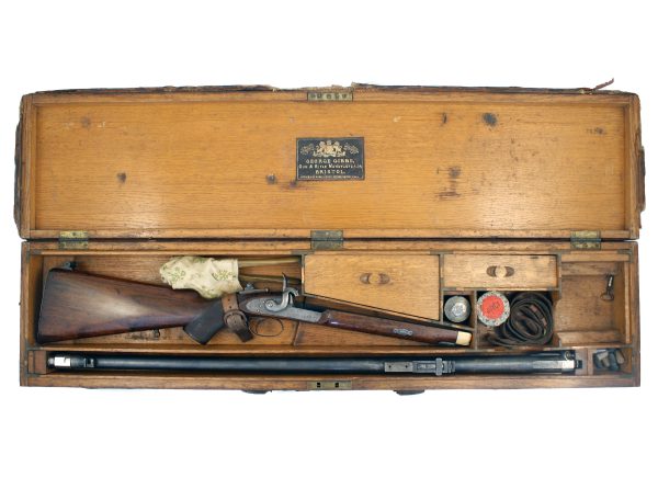 A Cased Gibbs Rifle