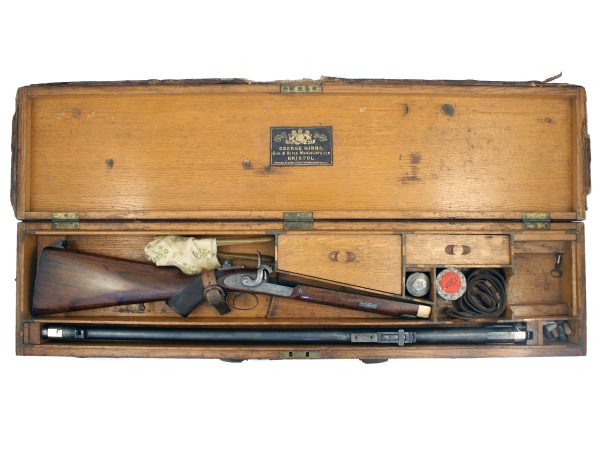 A Cased Gibbs Rifle