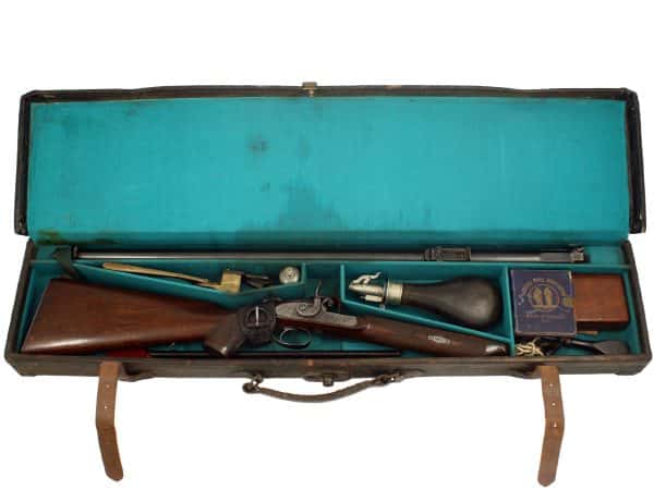 A Cased Rigby Match Rifle