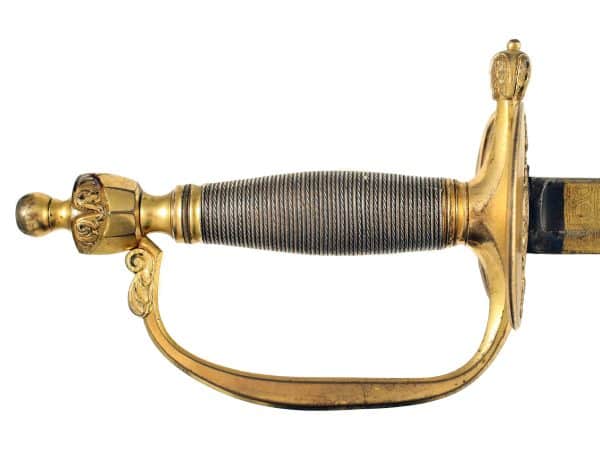 A 1796 Blue & Gilt Sword