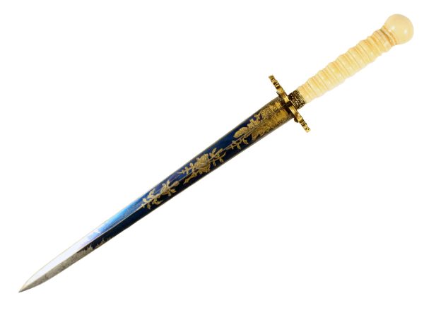 A Fine Blue & Gilt Naval Dirk - Image 3