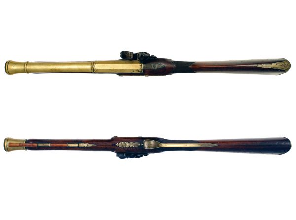 A Flintlock Blunderbuss by J. Probin of London. - Image 3
