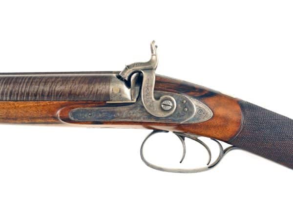 A Very Good Cased Percussion Shot Gun - Image 3