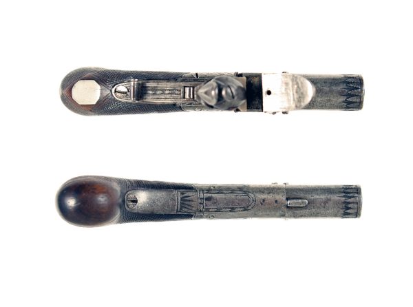 A Very Small Flintlock Pocket Pistol by H. Nock - Image 3