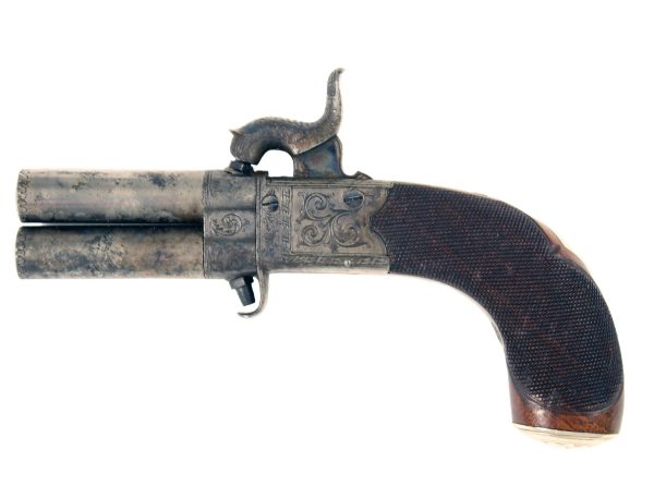 A Crisp Percussion Over & Under Pistol - Image 2