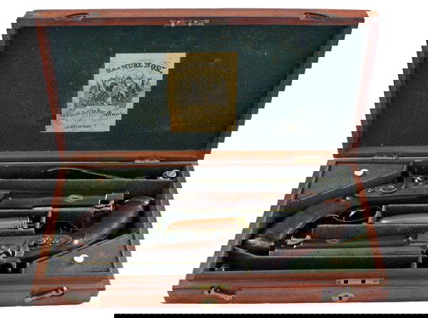 A Superb Cased Pair of Officers Pistols - Image 3