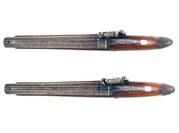 A Pair of Percussion Pistols by Rigby - Image 2