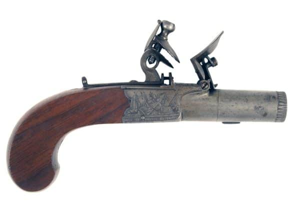 A Crisp Flintlock Pocket Pistol