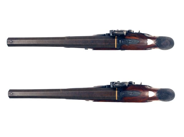 A Cased Pair of Percussion Duellers - Image 4