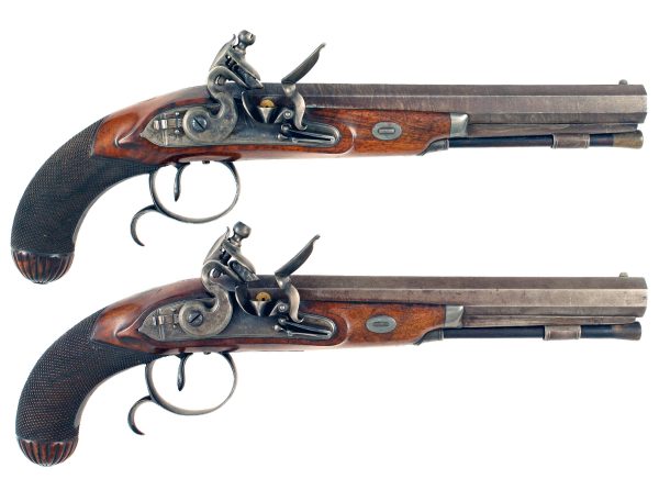 A Superb Pair of Flintlock Duelling Pistols