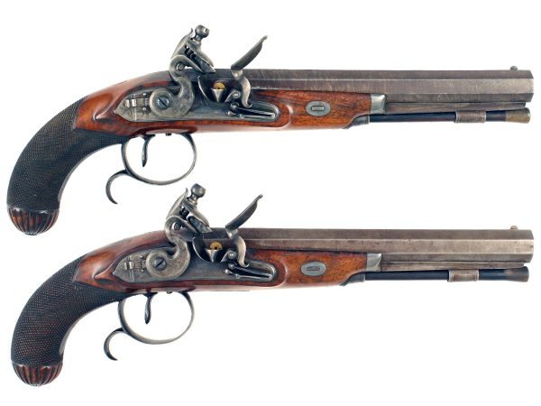 A Superb Pair of Flintlock Duelling Pistols