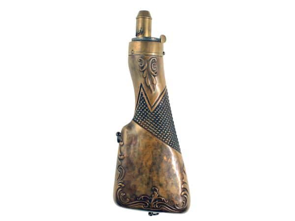 A Gun Stock Powder Flask