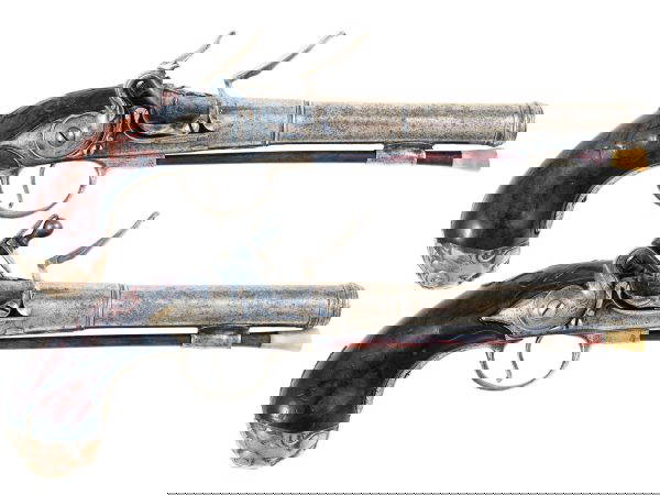 An Untouched Pair of Queen Anne Pistols