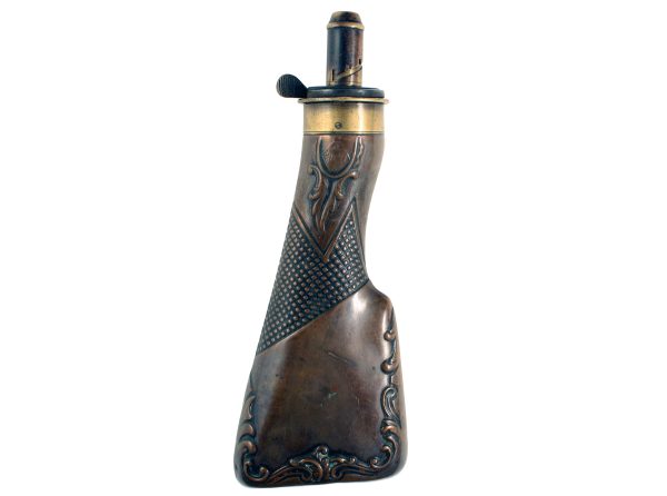 A Rare Rifle-Butt Flask