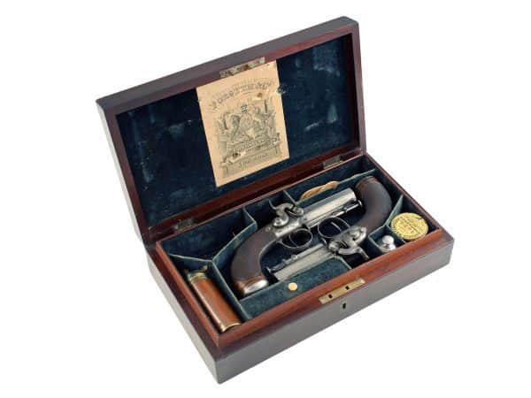 A Superb Cased Pair of Pistols by Forsyth & Co.