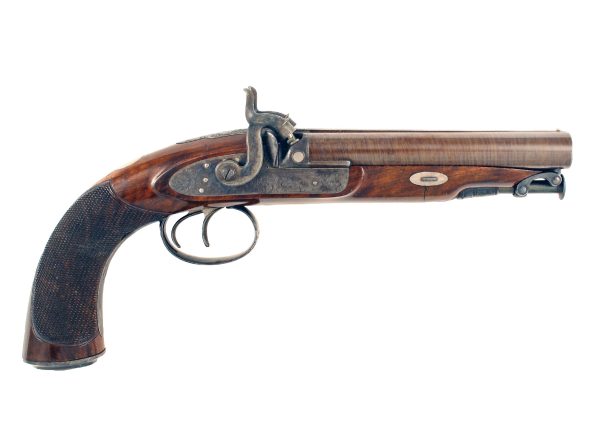 A Very Good Percussion Howdah Pistol