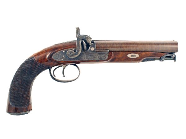 A Very Good Percussion Howdah Pistol