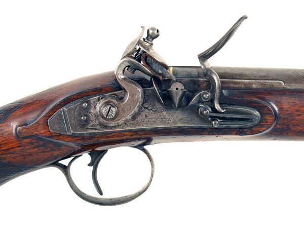 A 16-Bore Flintlock Sporting Gun by Muntz.