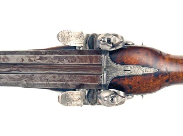 A Flintlock Wogdon and Barton Carriage Pistol - Image 3