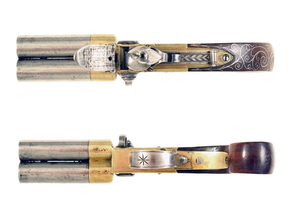 A Scarce Double Barrel Pocket Pistol - Image 2