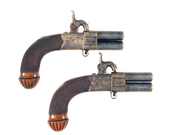 A Fine Pair of Over and Under Pistols - Image 3