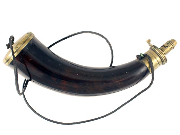 A 'Sykes Patent' Powder Horn