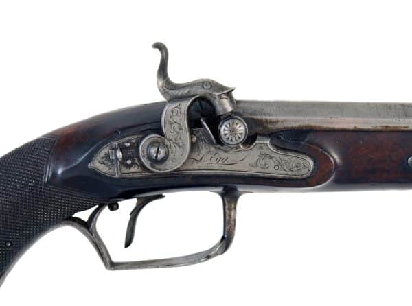 A Percussion Duelling Pistol by D. Egg of London - Image 2