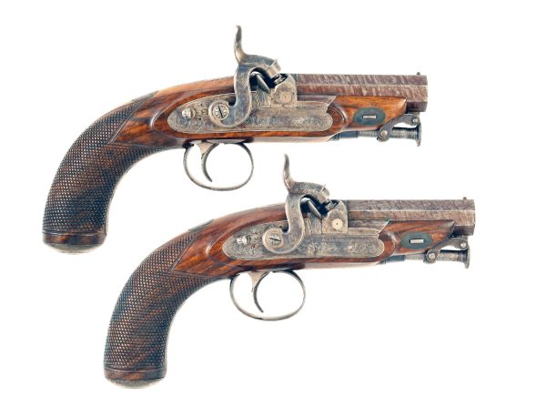 A Pair of Percussion Pistols by Westley Richards - Image 2