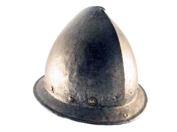 A Cabaset stamped with an armourers mark - Image 2