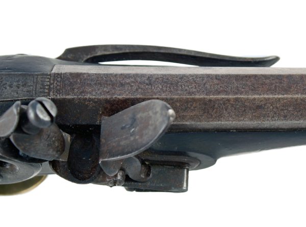 A Harding Pistol of Mail Coach Inspectors Type. - Image 2