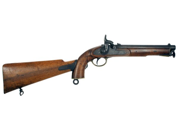 A Scarce Lancers Pistol with Shoulder Stock