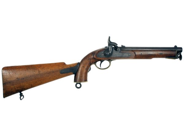 A Scarce Lancers Pistol with Shoulder Stock