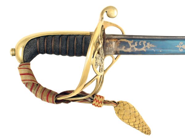 A Blue & Gilt Sword
