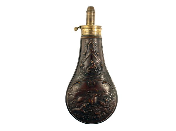 A Hunting Dog Flask