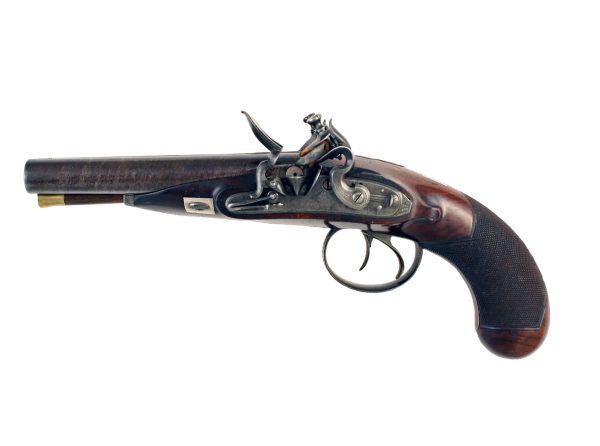 A Flintlock Carriage Pistol by Brunton of York - Image 3