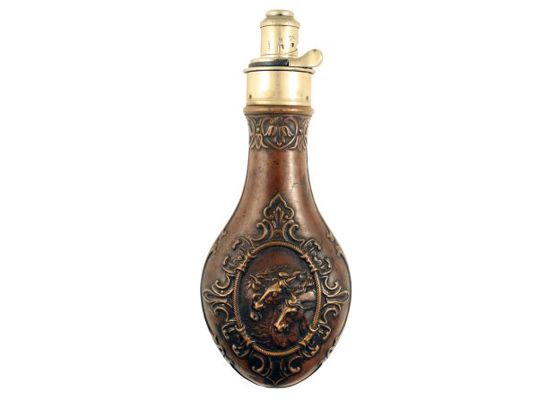 A Fine â€˜Pharaohâ€™s Horseâ€™ Powder Flask