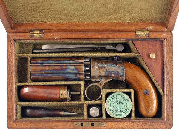 A Cased Coopers Patent Pepperbox - Image 4