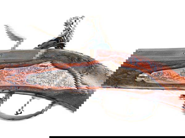 A Fine Flintlock Sporting Gun, ex. Keith Neal - Image 2
