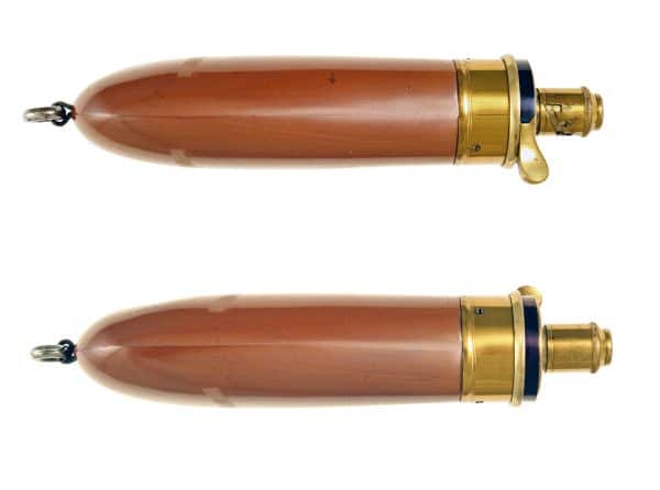 A Superb Powder Flask for a Cased Revolver. - Image 2