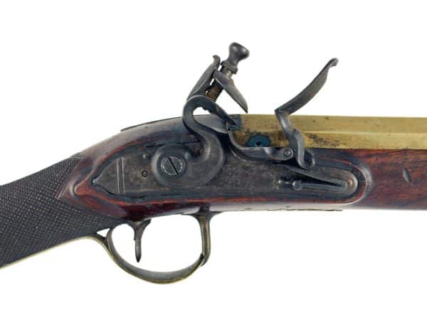 A Flintlock Blunderbuss by J. Probin of London.