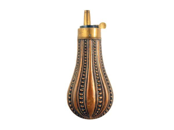 A Beaded Pistol Flask