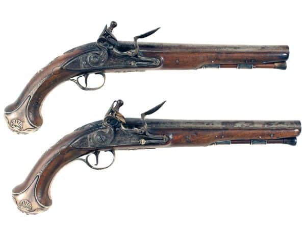 An Untouched Pair of Holster Pistols by Griffin