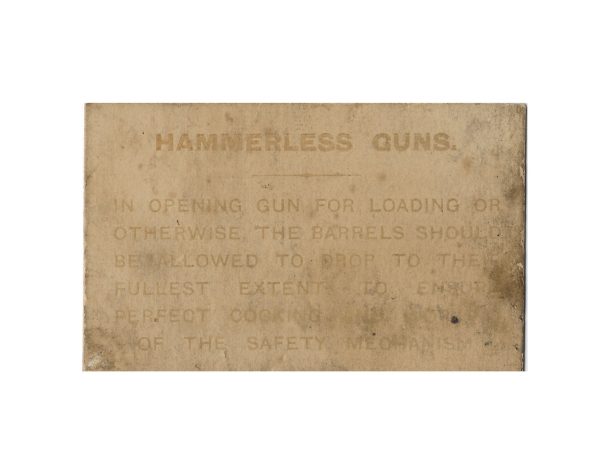 Hamerless Guns Card