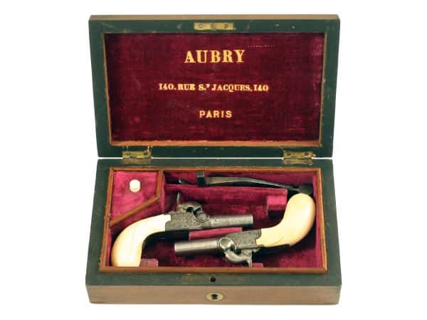A Cased Pair of Continental Pistols