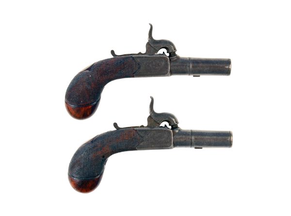 A Superb Pair of Muff Pistols by Nock