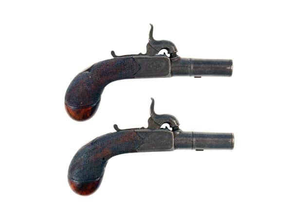 A Superb Pair of Muff Pistols by Nock