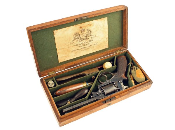 A Good Cased 54 Bore Adams Revolver