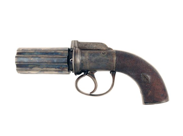 A Crisp Percussion Pepperbox Revolver