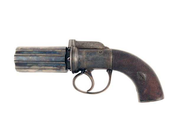 A Crisp Percussion Pepperbox Revolver